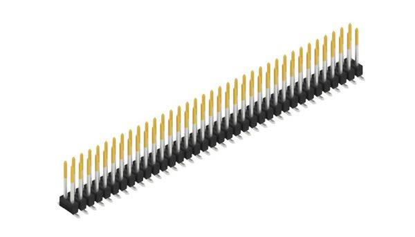Fischer Elektronik Stiftleiste (Standard) Anzahl Reihen: 2 10171536 10St.