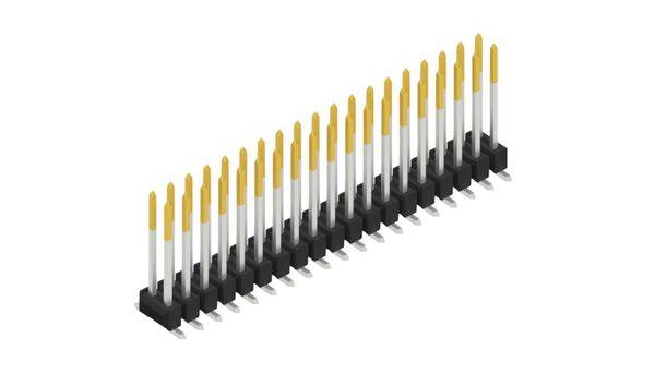 Fischer Elektronik Stiftleiste (Standard) Anzahl Reihen: 2 SL11SMD13038S 10St.