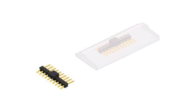 Fischer Elektronik Stiftleiste (Standard) Anzahl Reihen: 1 SL12SMD03210GBSM 10St.