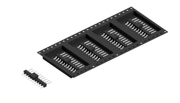 Fischer Elektronik Stiftleiste (Standard) Anzahl Reihen: 1 SL12SMD03210ZBTR 500St.