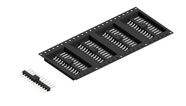 Fischer Elektronik Stiftleiste (Standard) Anzahl Reihen: 1 SL12SMD03212ZBTR 500St.
