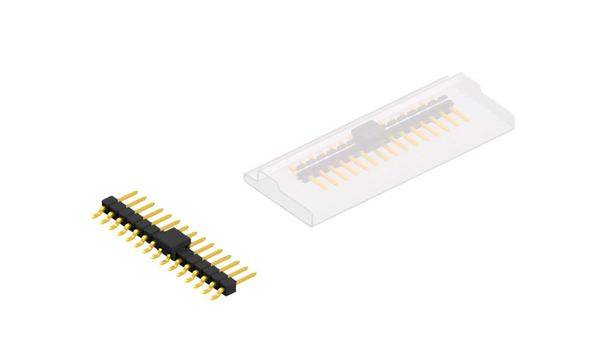 Fischer Elektronik Stiftleiste (Standard) Anzahl Reihen: 1 SL12SMD03215GBSM 10St.