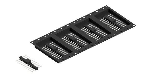 Fischer Elektronik Stiftleiste (Standard) Anzahl Reihen: 1 10050256 500St.