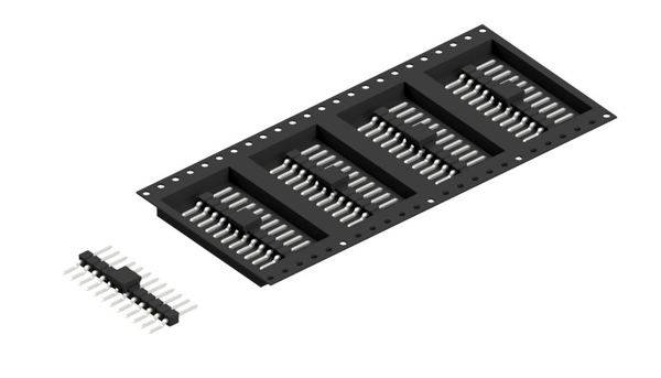 Fischer Elektronik Stiftleiste (Standard) Anzahl Reihen: 1 10050282 500St.