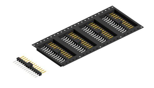 Fischer Elektronik Stiftleiste (Standard) Anzahl Reihen: 1 10050291 500St.