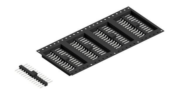 Fischer Elektronik Stiftleiste (Standard) Anzahl Reihen: 1 10050295 500St.