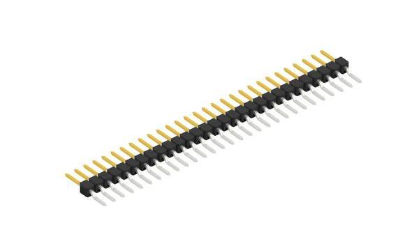 Fischer Elektronik Stiftleiste (Standard) Anzahl Reihen: 1 SL12SMD05829S 10St.