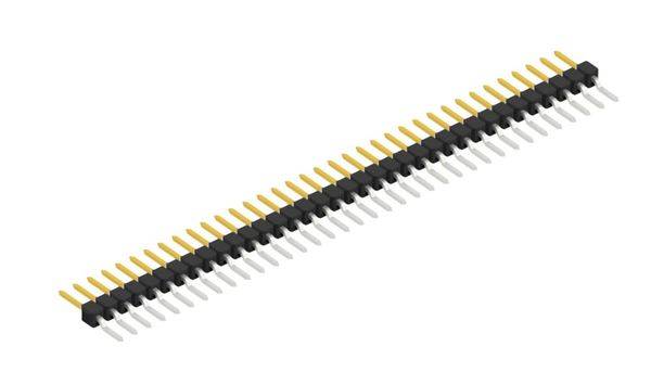 Fischer Elektronik Stiftleiste (Standard) Anzahl Reihen: 1 SL12SMD05836S 10St.