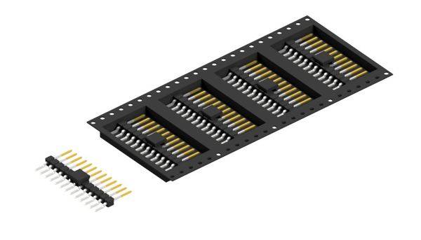 Fischer Elektronik Stiftleiste (Standard) Anzahl Reihen: 1 10050510 500St.