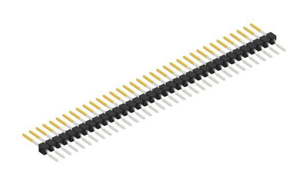 Fischer Elektronik Stiftleiste (Standard) Anzahl Reihen: 1 SL12SMD08335S 10St.