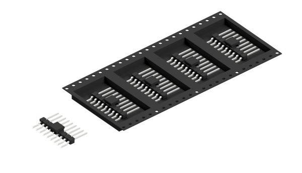 Fischer Elektronik Stiftleiste (Standard) Anzahl Reihen: 1 10050465 500St.