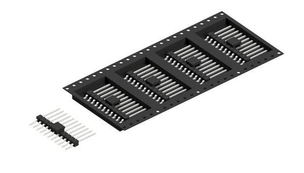 Fischer Elektronik Stiftleiste (Standard) Anzahl Reihen: 1 10050702 500St.
