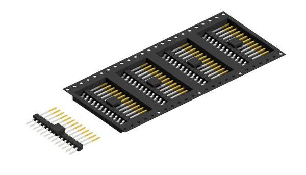 Fischer Elektronik Stiftleiste (Standard) Anzahl Reihen: 1 10050724 500St.