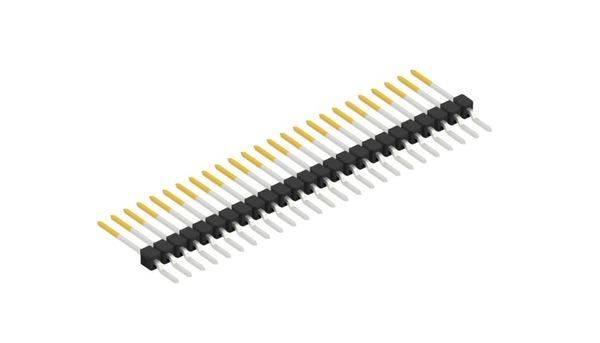 Fischer Elektronik Stiftleiste (Standard) Anzahl Reihen: 1 SL12SMD10925S 10St.