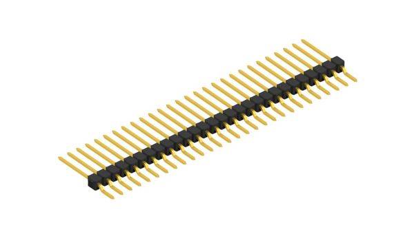 Fischer Elektronik Stiftleiste (Standard) Anzahl Reihen: 1 SL12SMD10928G 10St.