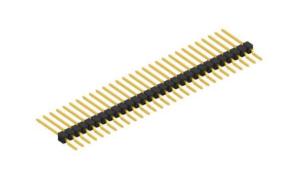Fischer Elektronik Stiftleiste (Standard) Anzahl Reihen: 1 SL12SMD10929G 10St.