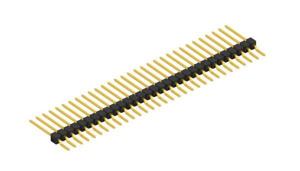 Fischer Elektronik Stiftleiste (Standard) Anzahl Reihen: 1 SL12SMD10931G 10St.
