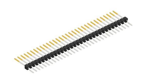 Fischer Elektronik Stiftleiste (Standard) Anzahl Reihen: 1 SL12SMD10932S 10St.
