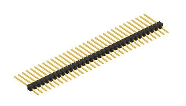 Fischer Elektronik Stiftleiste (Standard) Anzahl Reihen: 1 SL12SMD10933G 10St.