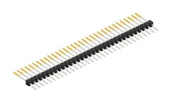Fischer Elektronik Stiftleiste (Standard) Anzahl Reihen: 1 SL12SMD10933S 10St.
