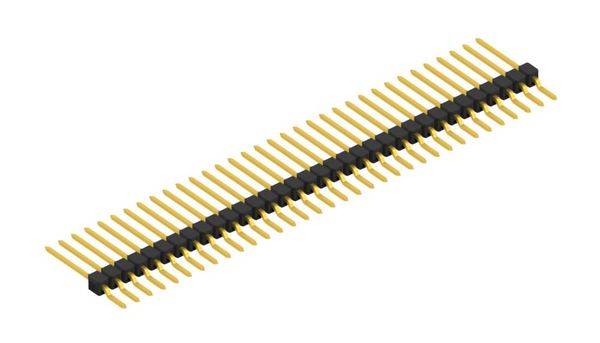 Fischer Elektronik Stiftleiste (Standard) Anzahl Reihen: 1 SL12SMD10934G 10St.