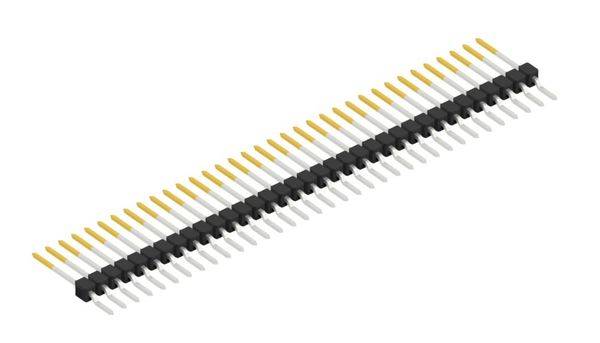 Fischer Elektronik Stiftleiste (Standard) Anzahl Reihen: 1 SL12SMD10935S 10St.