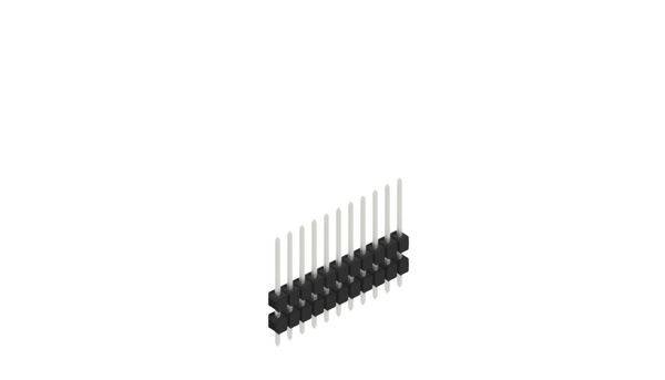 Fischer Elektronik Stiftleiste (Standard) Anzahl Reihen: 1 10050837 10St.