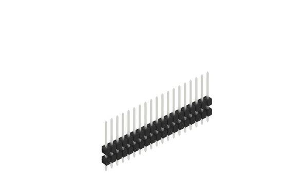 Fischer Elektronik Stiftleiste (Standard) Anzahl Reihen: 1 10050864 10St.