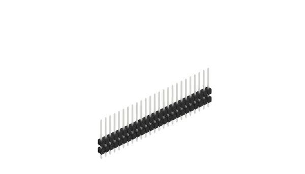 Fischer Elektronik Stiftleiste (Standard) Anzahl Reihen: 1 10050884 10St.