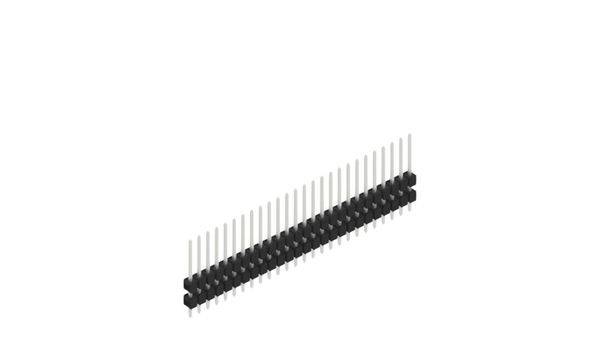 Fischer Elektronik Stiftleiste (Standard) Anzahl Reihen: 1 10050887 10St.