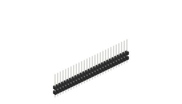 Fischer Elektronik Stiftleiste (Standard) Anzahl Reihen: 1 10050894 10St.