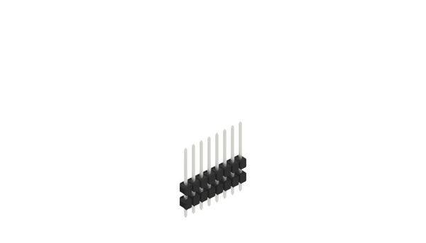 Fischer Elektronik Stiftleiste (Standard) Anzahl Reihen: 1 10050827 10St.