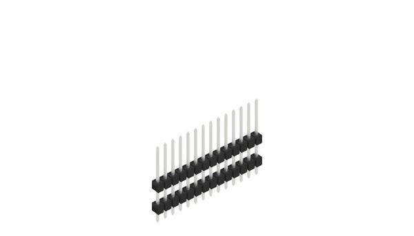 Fischer Elektronik Stiftleiste (Standard) Anzahl Reihen: 1 10050964 10St.