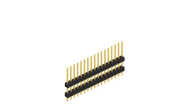 Fischer Elektronik Stiftleiste (Standard) Anzahl Reihen: 1 10050972 10St.