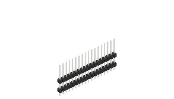 Fischer Elektronik Stiftleiste (Standard) Anzahl Reihen: 1 10050977 10St.