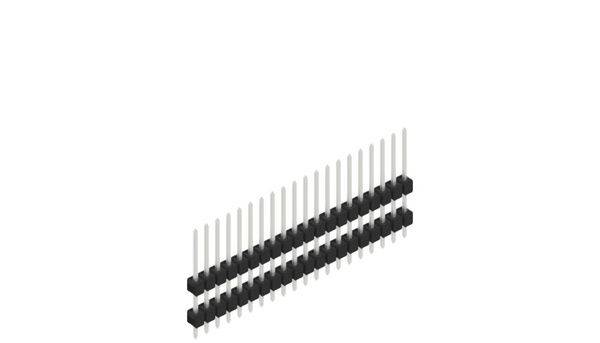 Fischer Elektronik Stiftleiste (Standard) Anzahl Reihen: 1 10050984 10St.