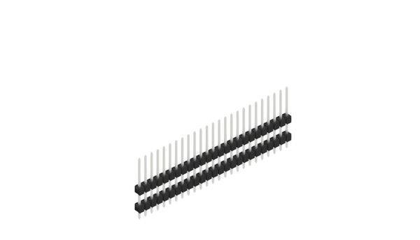 Fischer Elektronik Stiftleiste (Standard) Anzahl Reihen: 1 10051000 10St.