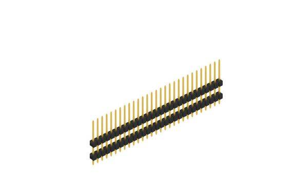 Fischer Elektronik Stiftleiste (Standard) Anzahl Reihen: 1 10051011 10St.