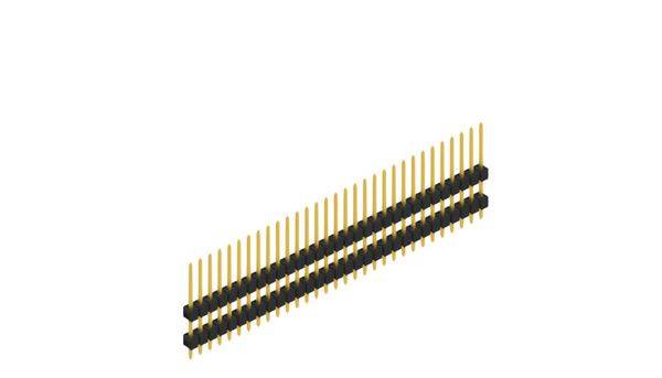 Fischer Elektronik Stiftleiste (Standard) Anzahl Reihen: 1 10051018 10St.