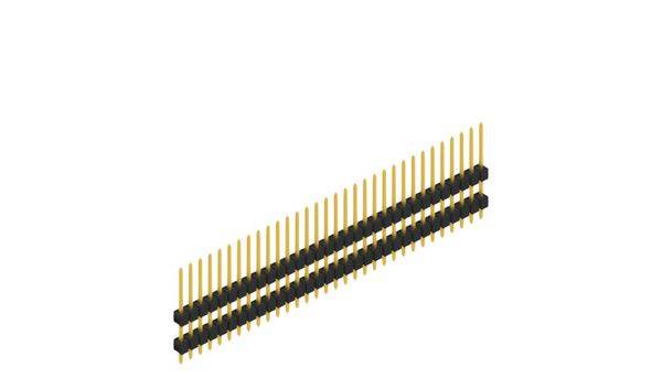 Fischer Elektronik Stiftleiste (Standard) Anzahl Reihen: 1 10051021 10St.