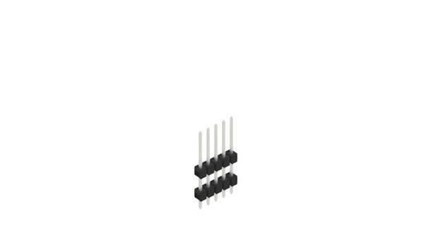 Fischer Elektronik Stiftleiste (Standard) Anzahl Reihen: 1 10050936 10St.
