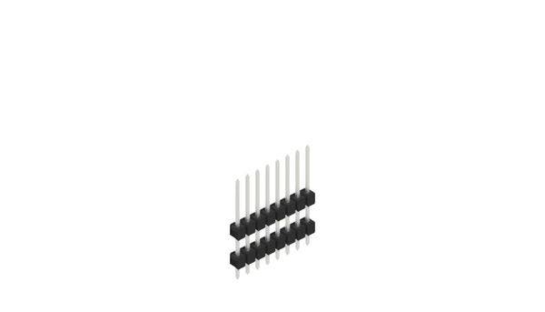 Fischer Elektronik Stiftleiste (Standard) Anzahl Reihen: 1 10050946 10St.