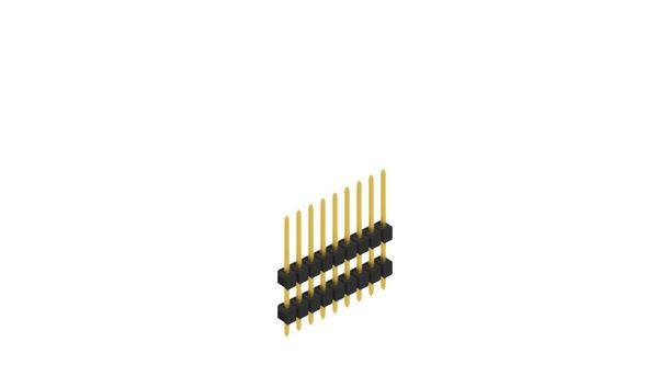 Fischer Elektronik Stiftleiste (Standard) Anzahl Reihen: 1 10050947 10St.