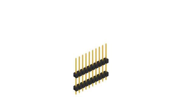 Fischer Elektronik Stiftleiste (Standard) Anzahl Reihen: 1 10051059 10St.