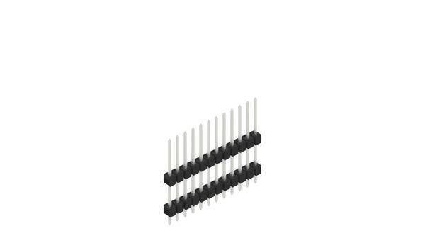 Fischer Elektronik Stiftleiste (Standard) Anzahl Reihen: 1 10051064 10St.
