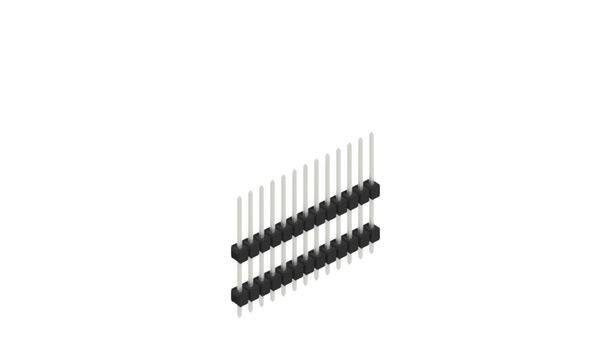 Fischer Elektronik Stiftleiste (Standard) Anzahl Reihen: 1 10051067 10St.