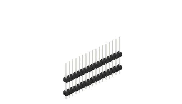 Fischer Elektronik Stiftleiste (Standard) Anzahl Reihen: 1 10051076 10St.