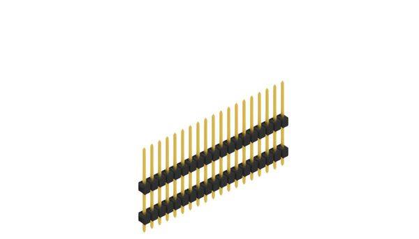 Fischer Elektronik Stiftleiste (Standard) Anzahl Reihen: 1 10051079 10St.