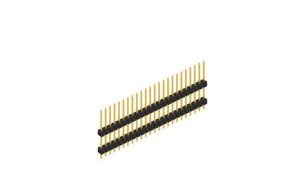 Fischer Elektronik Stiftleiste (Standard) Anzahl Reihen: 1 10051092 10St.