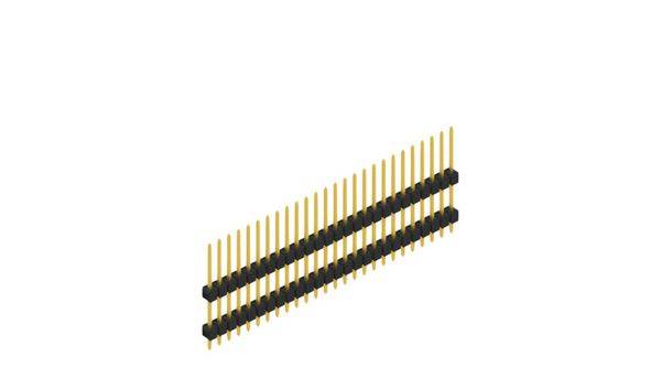 Fischer Elektronik Stiftleiste (Standard) Anzahl Reihen: 1 10051096 10St.